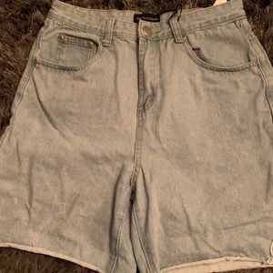 High waisted mom shorts